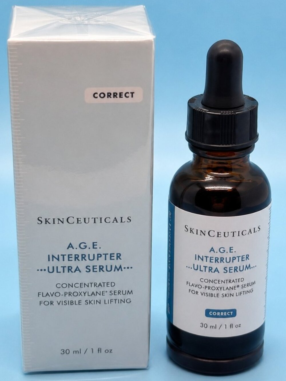 SkinCeuticals A.G.E. Interrupter Ultra Serum 1 oz 30ml NEW Face Serum